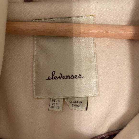 Anthropologie Elevenses Pea Coat - Picture 4 of 6